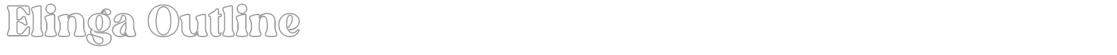 Elinga font preview